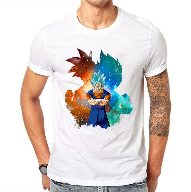 MAKAYA Goku Dragon Hair T-Shirt Uomo