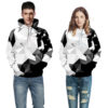3D geometric printed hoodies tracksuits casual streetwear clothing men