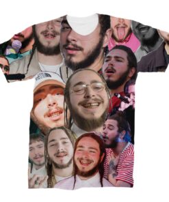 2018 Post Malone Photo Collage funny t-shirt Men Printed Women 3D T