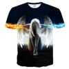 Big yards T-shirt men / women summer 3d Angel T shirt tops tees Print