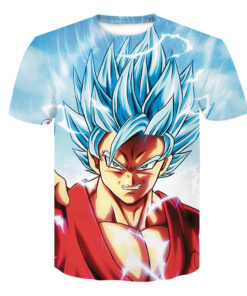 Euro size 2018 Summer Men's Dragon Ball Z cosplay casual Slim Fit Cotton