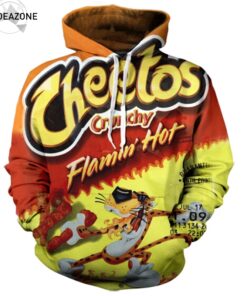 Cheetos Flamin 3D Sweat Men Women Long Sleeve Sweatshirt