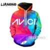 Winter Men's / Women's 3D printing Singer DJ Avicii Hip Hop Long Sleeve